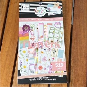 Pressed florals-Happy Planner stickers
519pc